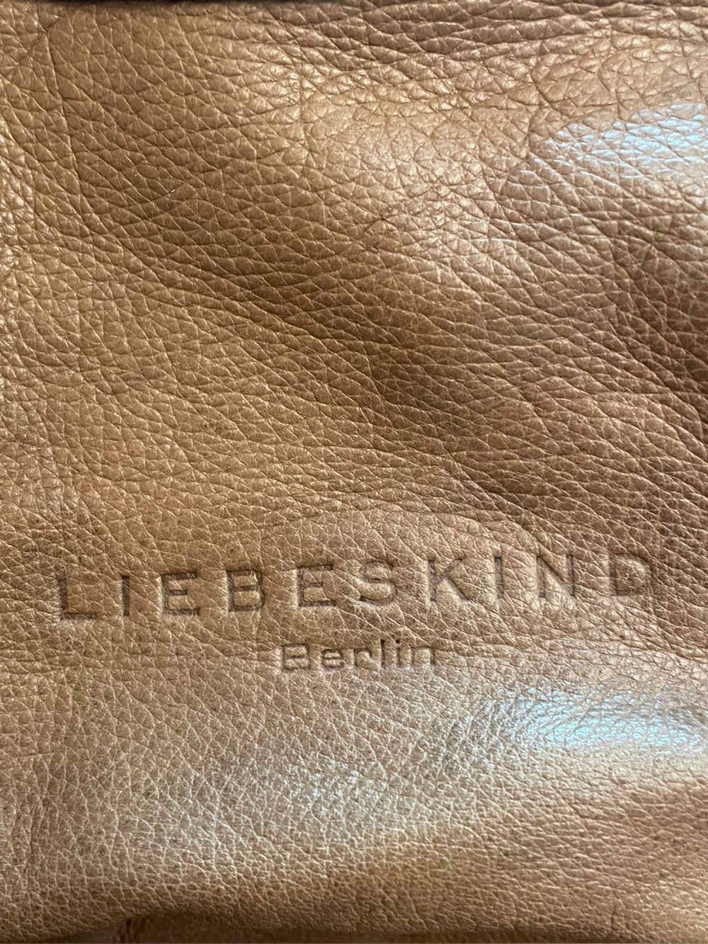 Liebeskind Berlin Vintage Leather Esther Satchel - Brown - Silver Hardware - Picture 9 of 12
